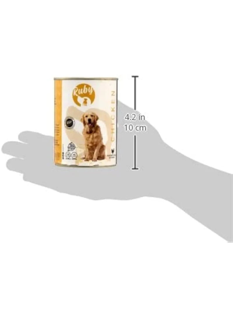 Ruby With Chicken Dog Wet Food 400g - Image 4